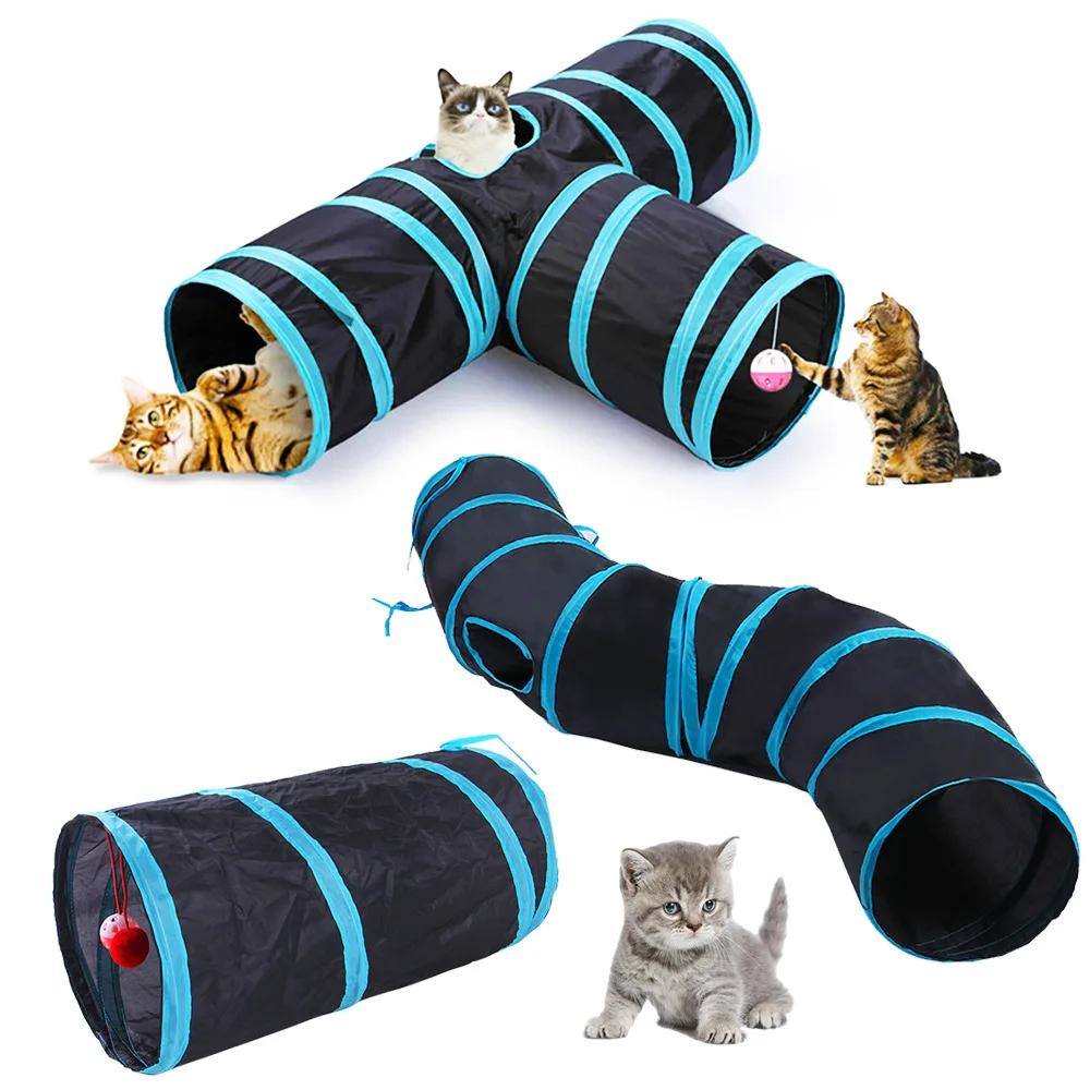 Cat Tunnel Toy - Kedi Tüneli Katlanabilir Kedi Tüneli Evcil