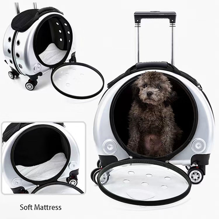 Pet Stroller Carrier - Özel Tasarım Maychan Çok Fonksiyonlu Genişletilebilir