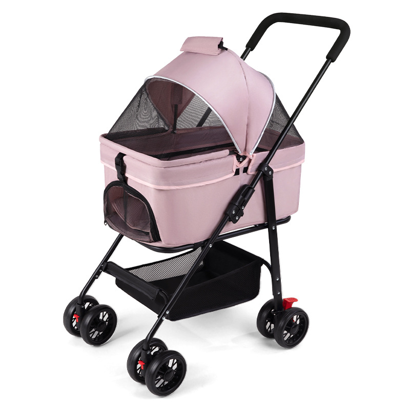 Pet Stroller Carrier - Evcil Hayvan Taşıma Arabası, 360 Derece