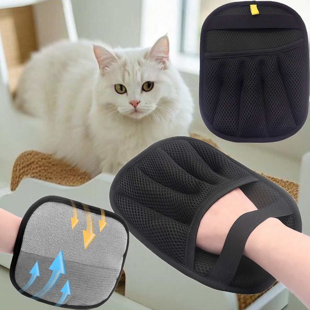 Pet Grooming Glove - İki yönlü evcil hayvan kılı temizleme