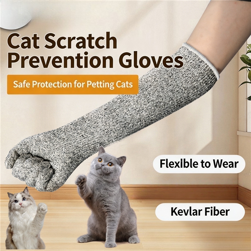 Pet Grooming Glove - Çizilmez Evcil Hayvan Bakım Eldivenleri, Kedi