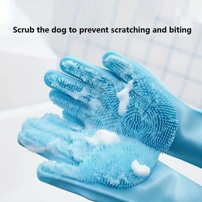 Pet Grooming Glove - Evcil Hayvan Bakım Temizlik Eldivenleri Köpek