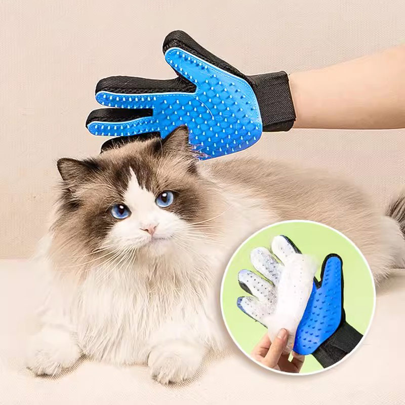 Pet Grooming Glove - Pet Saç Kaldırma Eldiven Kauçuk Kedi