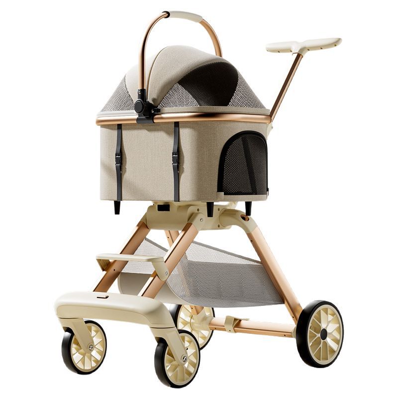 Pet Stroller Carrier - Orta ve Küçük Boy Köpekler ve