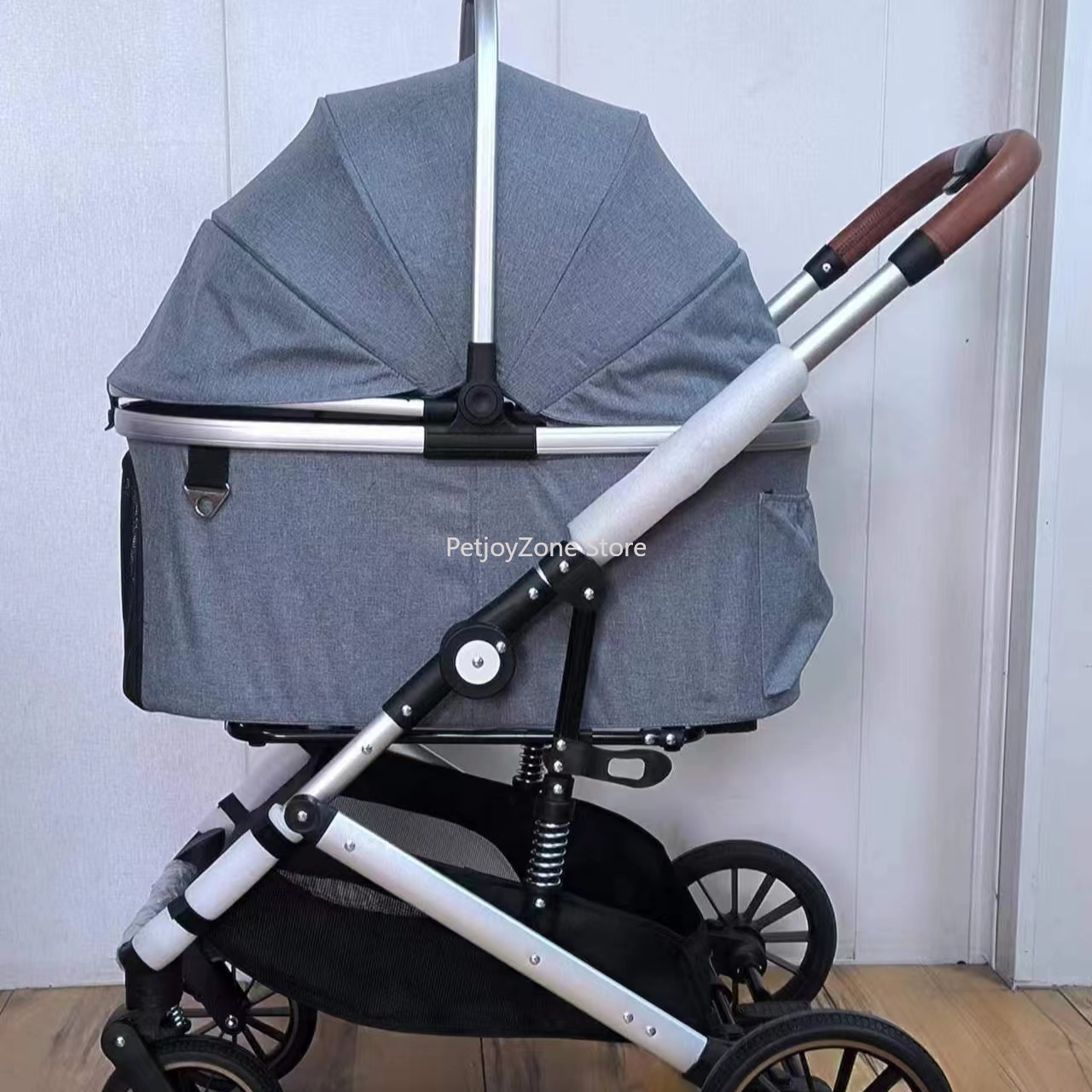 Pet Stroller Carrier - OEM Logolu Katlanabilir Kedi Köpek Seyahat