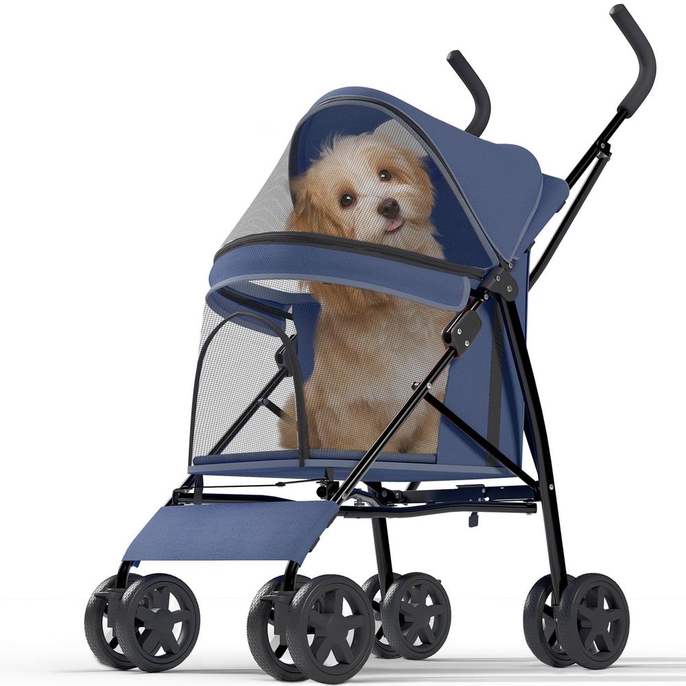 Pet Stroller Carrier - Evcil Hayvan Arabası 4 Tekerlekli Küçük/Orta