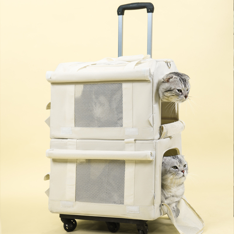 Evcil köpek arabası çift katlı - Pet Stroller Carrier incelemesi ve fiyatı