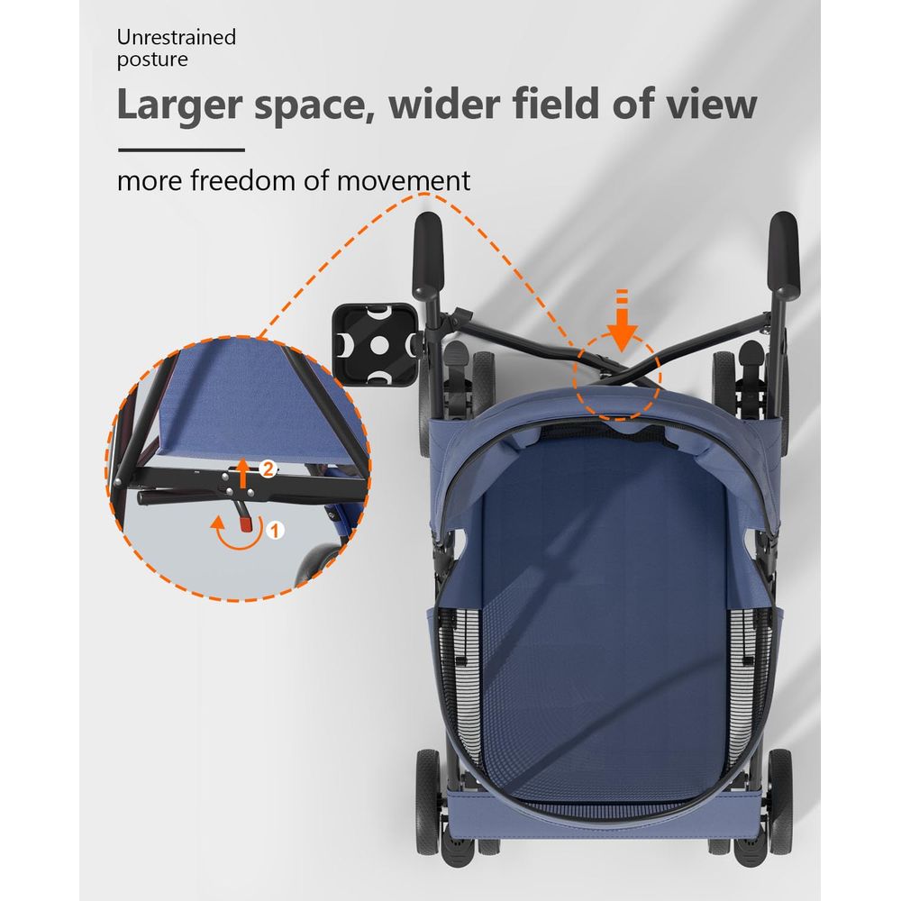 Evcil Hayvan Arabası 4 Tekerle - Pet Stroller Carrier incelemesi ve fiyatı