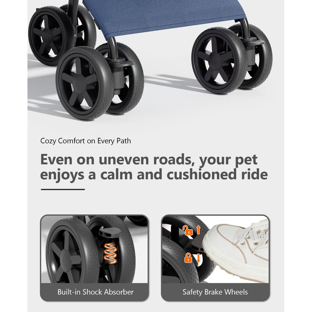 Evcil Hayvan Arabası 4 Tekerle - Pet Stroller Carrier incelemesi ve fiyatı